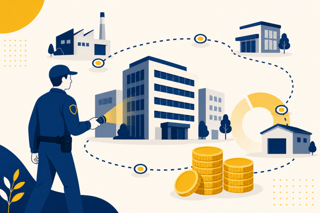 巡回警備の費用相場｜巡回回数・時間帯別の料金の目安